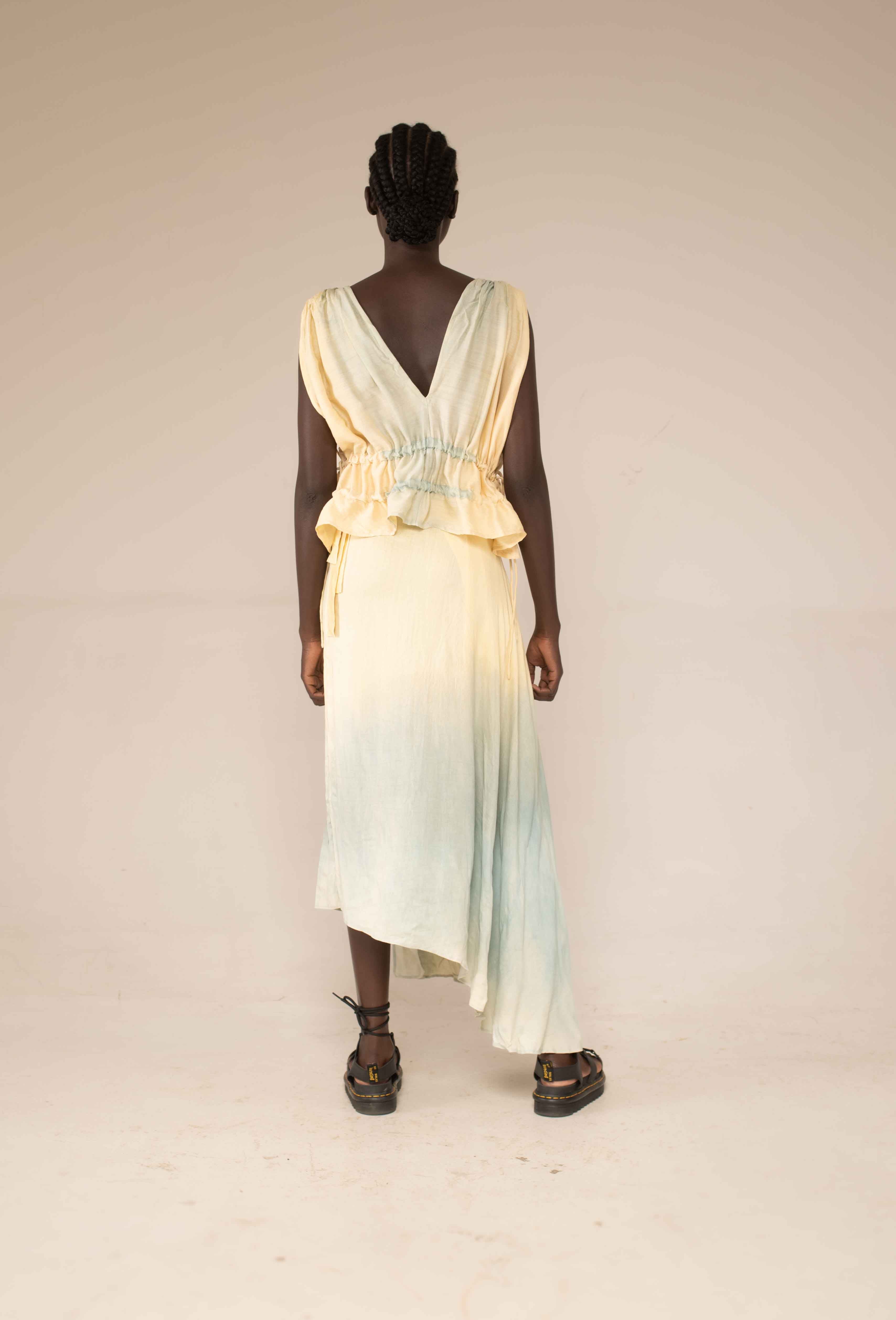Wrap skirt - Ocean ombre