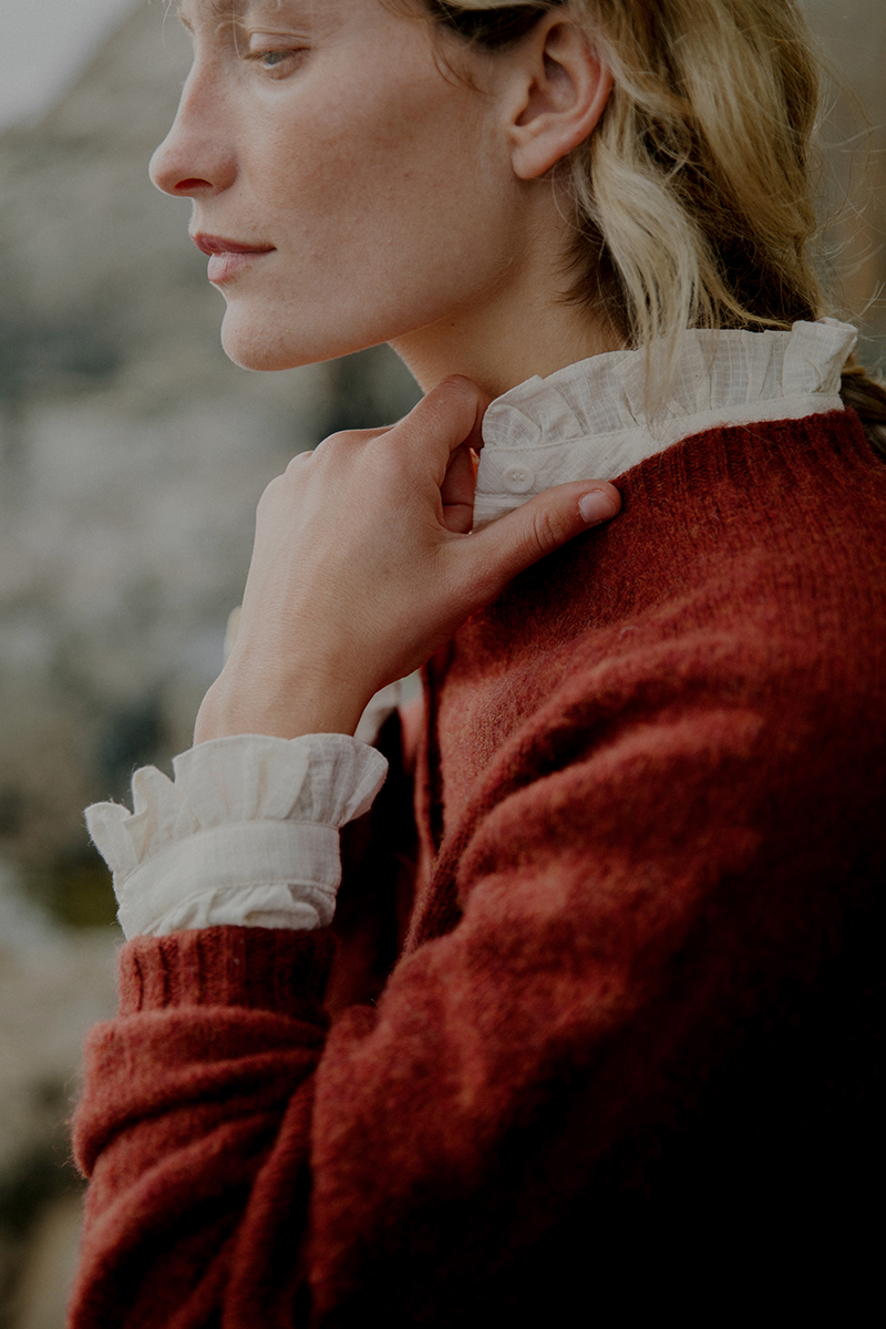 Ada Lambswool Sweater Red Madder