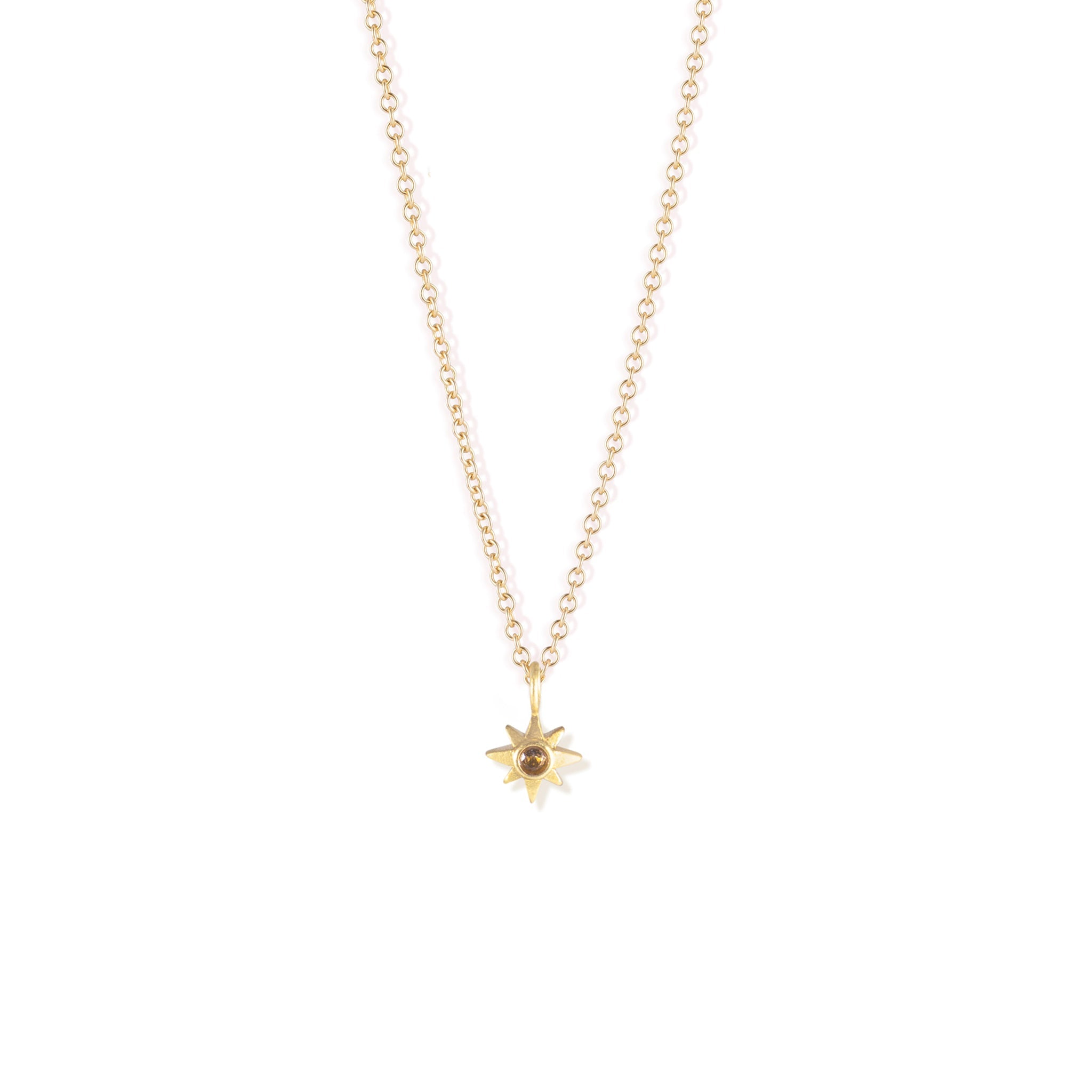 White Topaz Capella Pendant Necklace