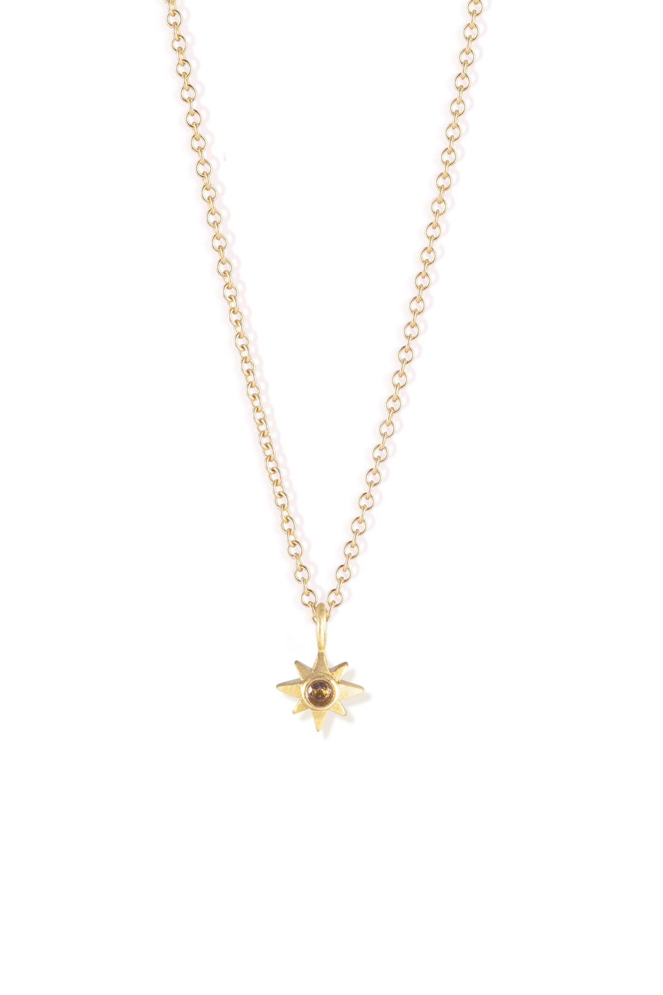 White Topaz Capella Pendant Necklace