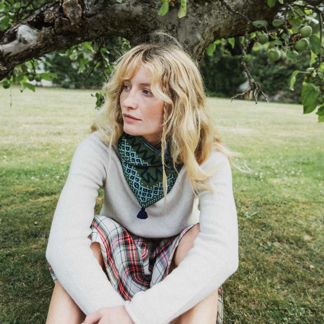 Blockley Mini Twisted Snood | Mint
