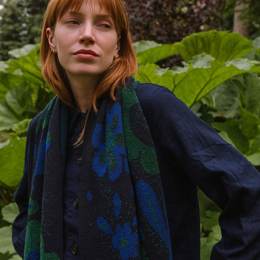 Hidcote Scarf | Midnight