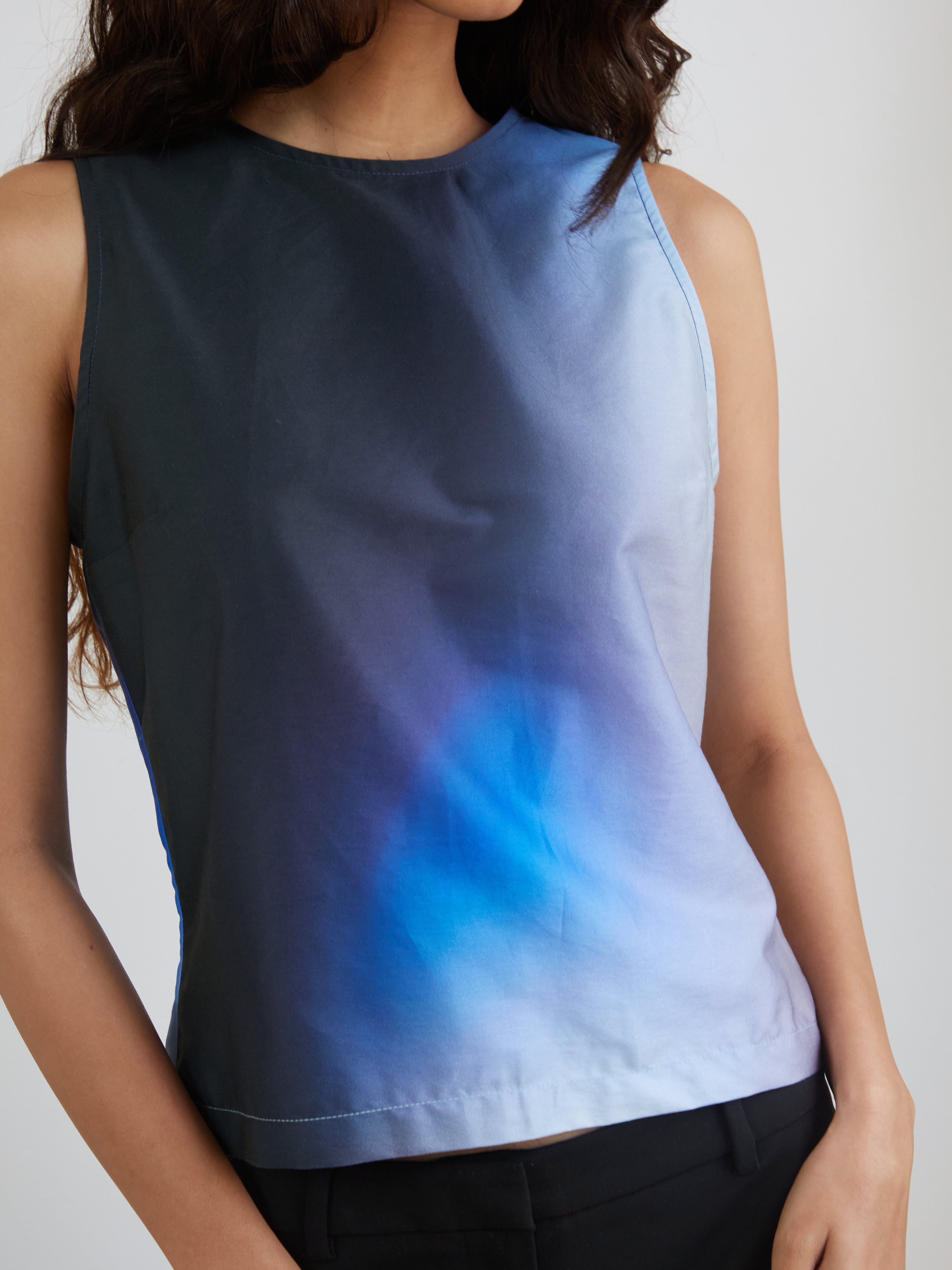 Prism Sleeveless Printed Top