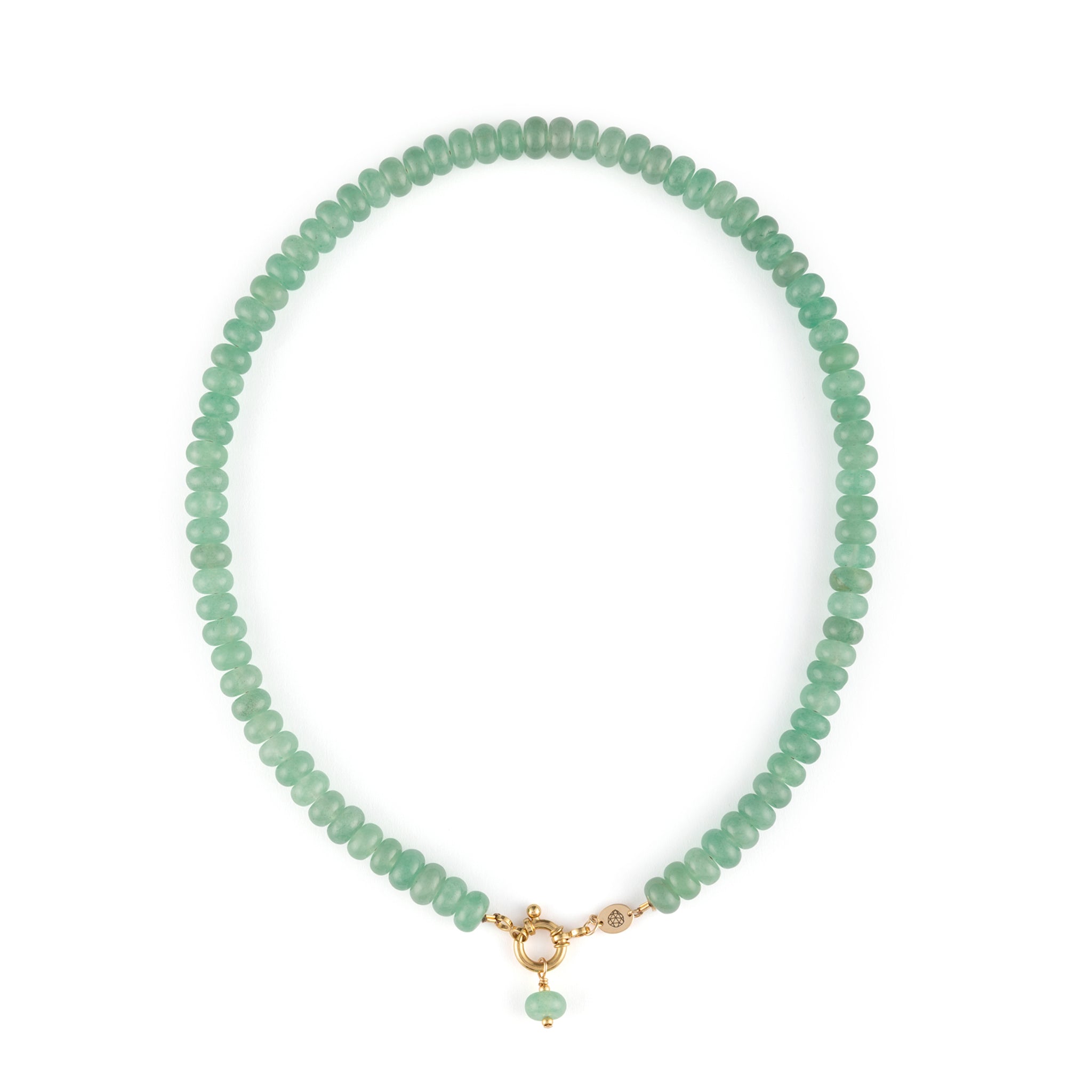 Green Aventurine Statement Beaded Necklace