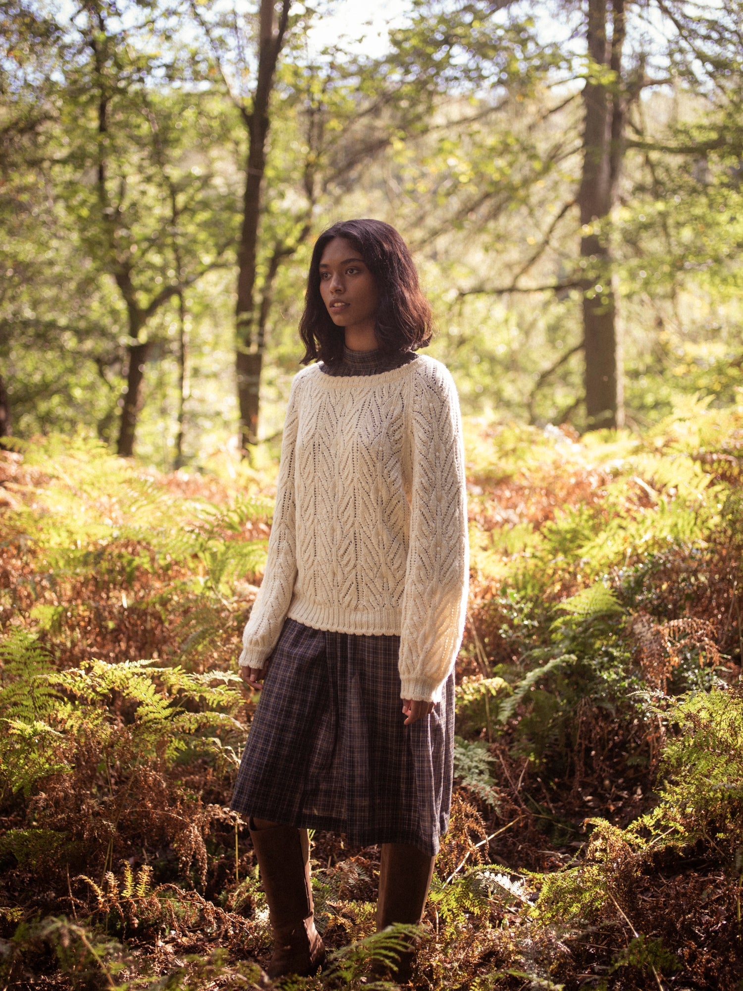 Wyre Jumper in Ecru
