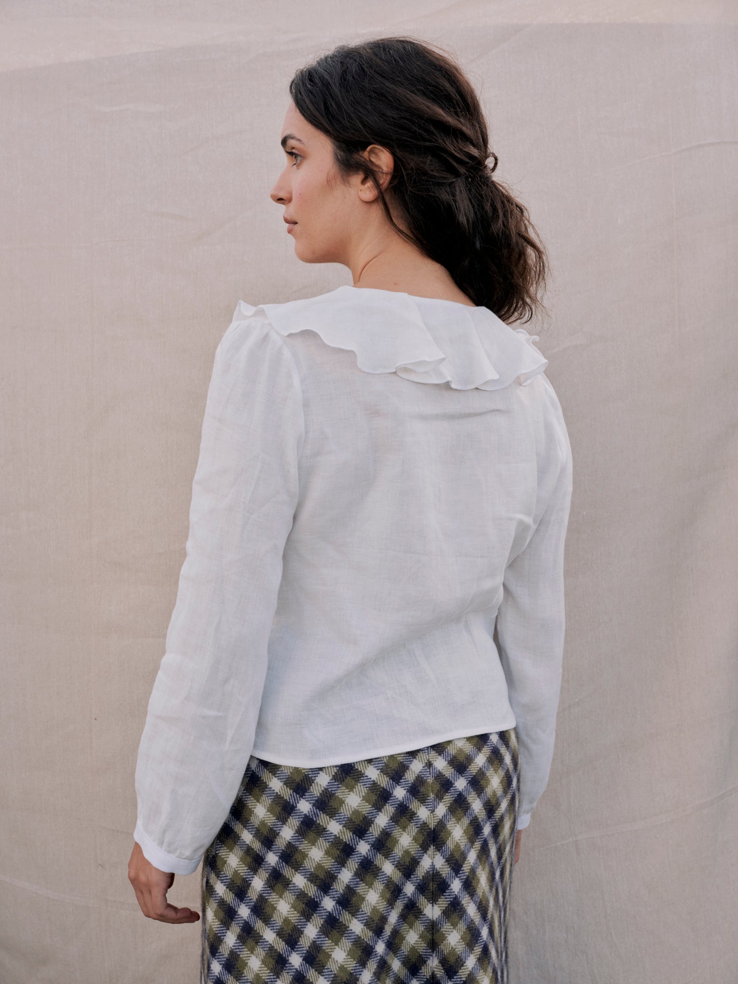 Brandy Blouse in Pearl