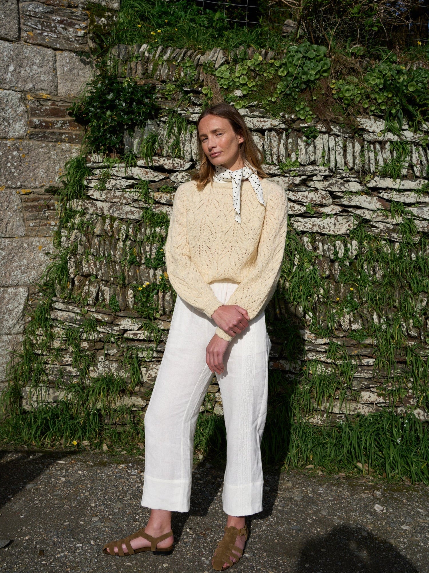 Wyre Jumper in Ecru