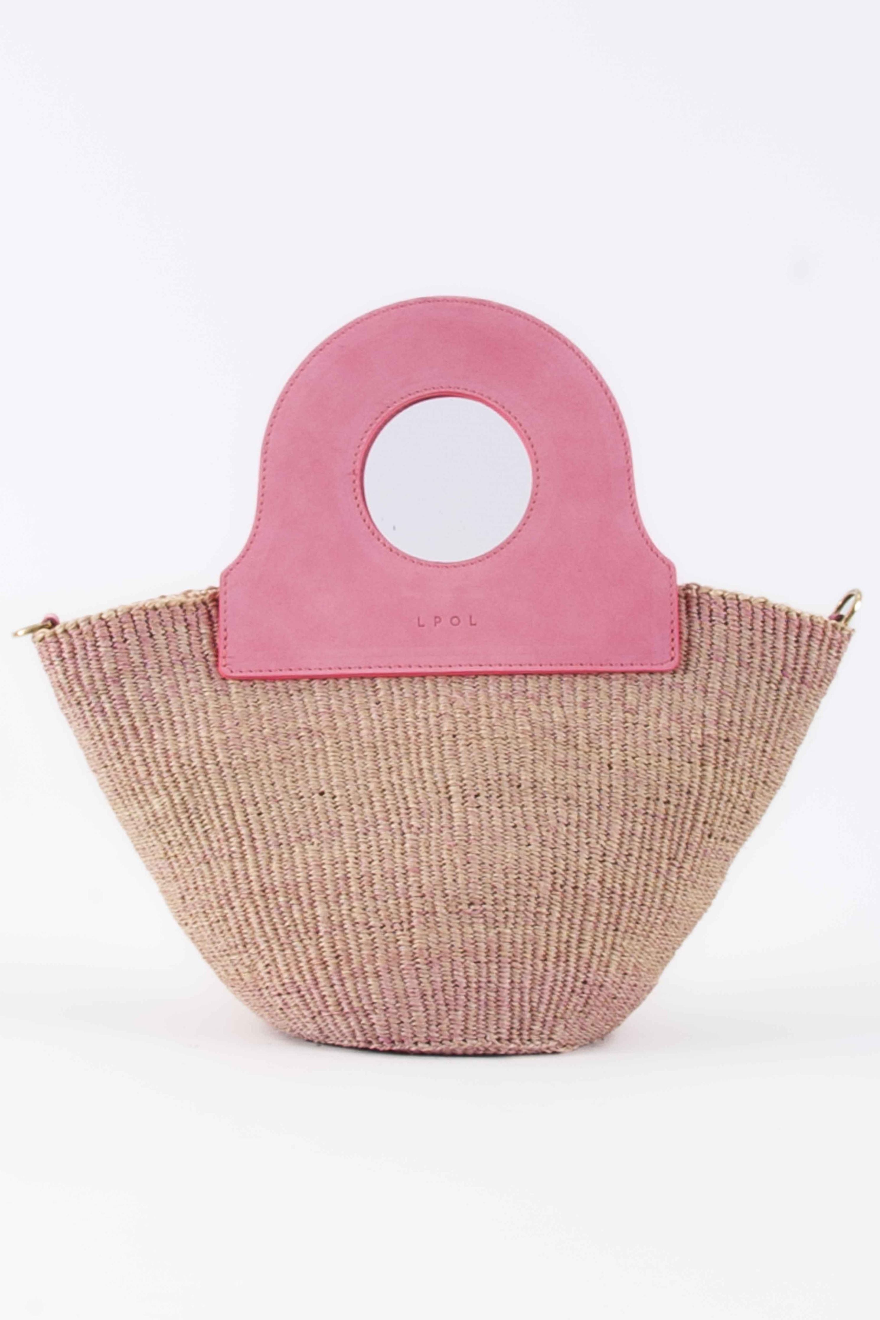 Handheld Basket Rose Pink