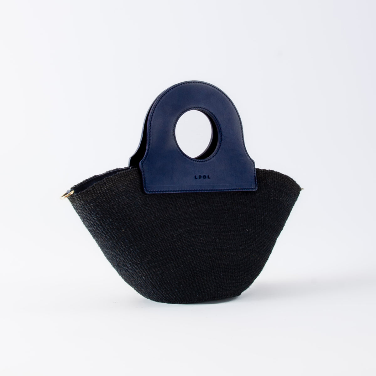 Handheld Basket Black & Navy