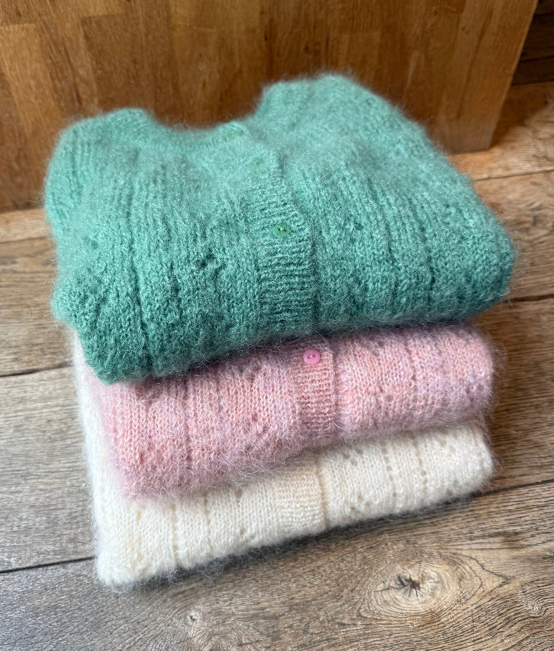 PRE-ORDER: Pointelle Knit Vest - Peony Pink