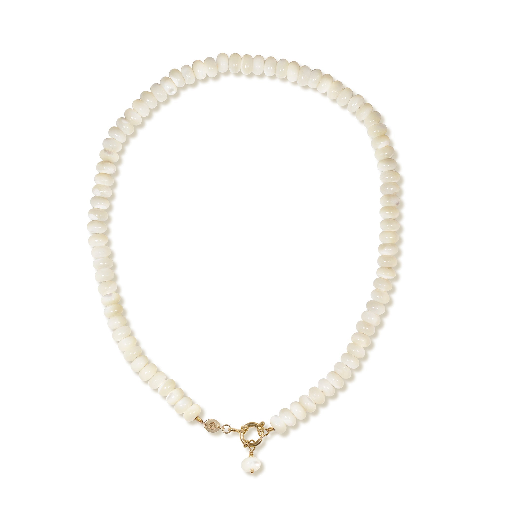 Mother of Pearl Statement Beaded Necklace