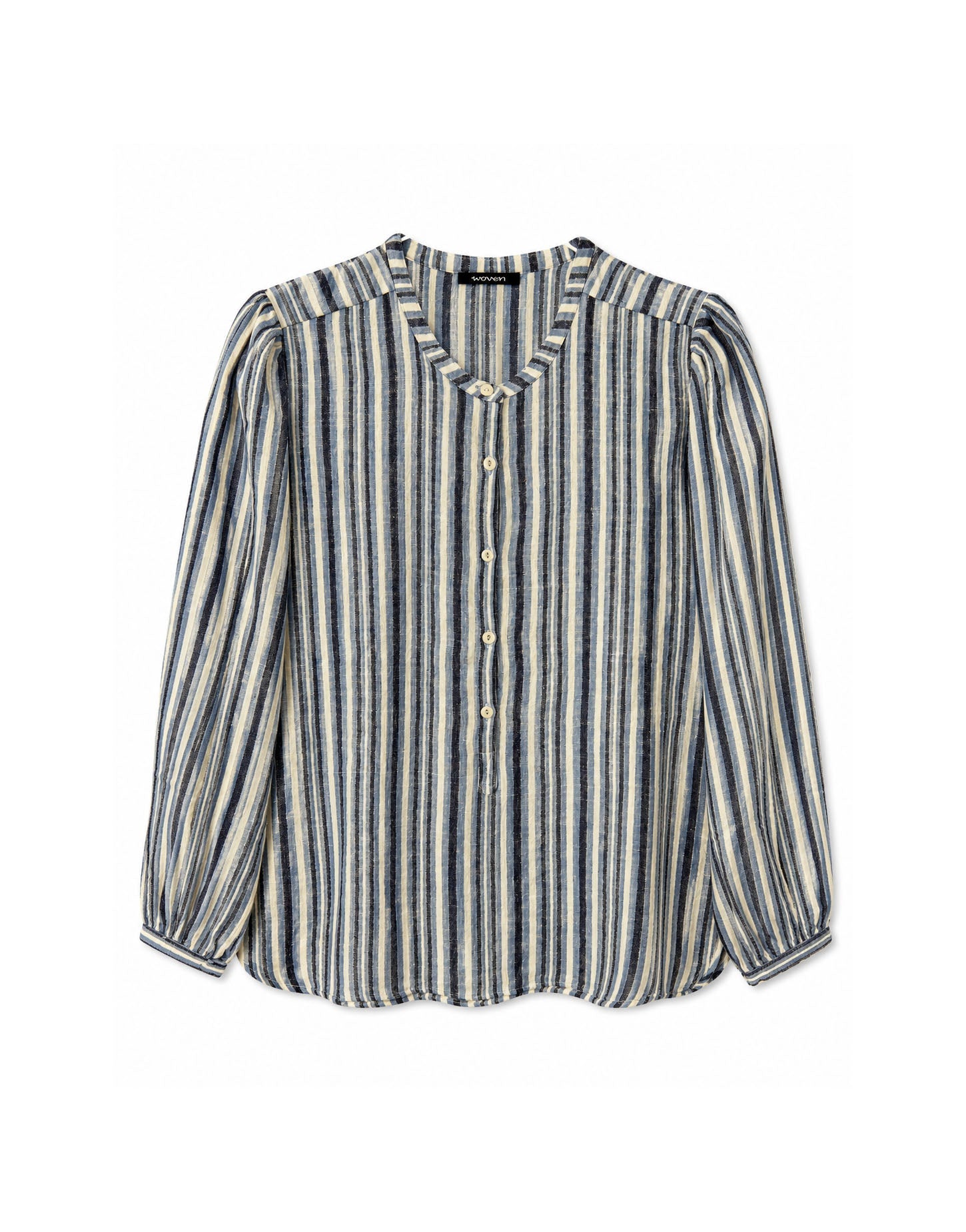 nora blouse | sargasso sea stripe