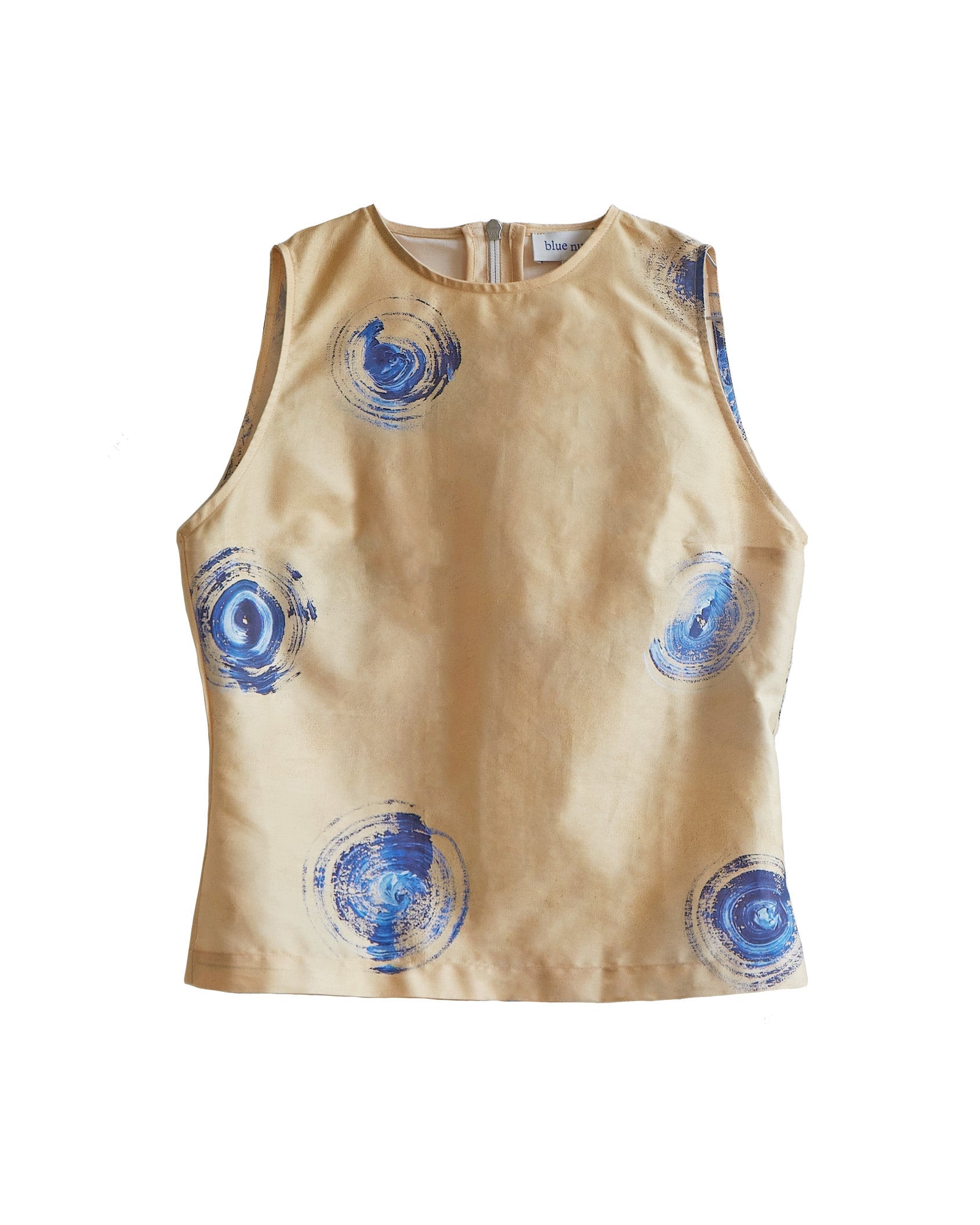 Polka Sleeveless Printed Top