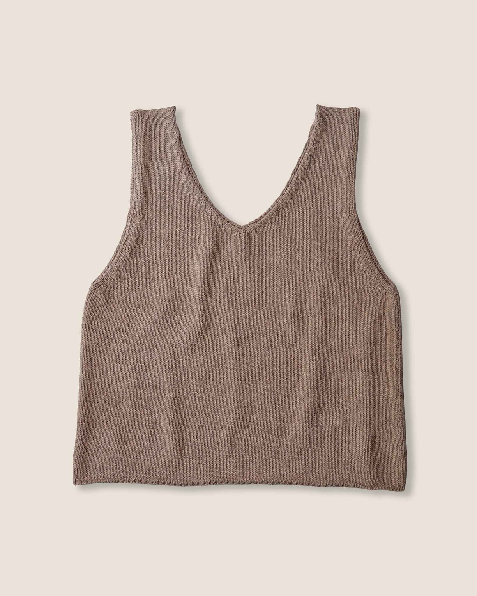 Organic Cotton Knit Top | Natural