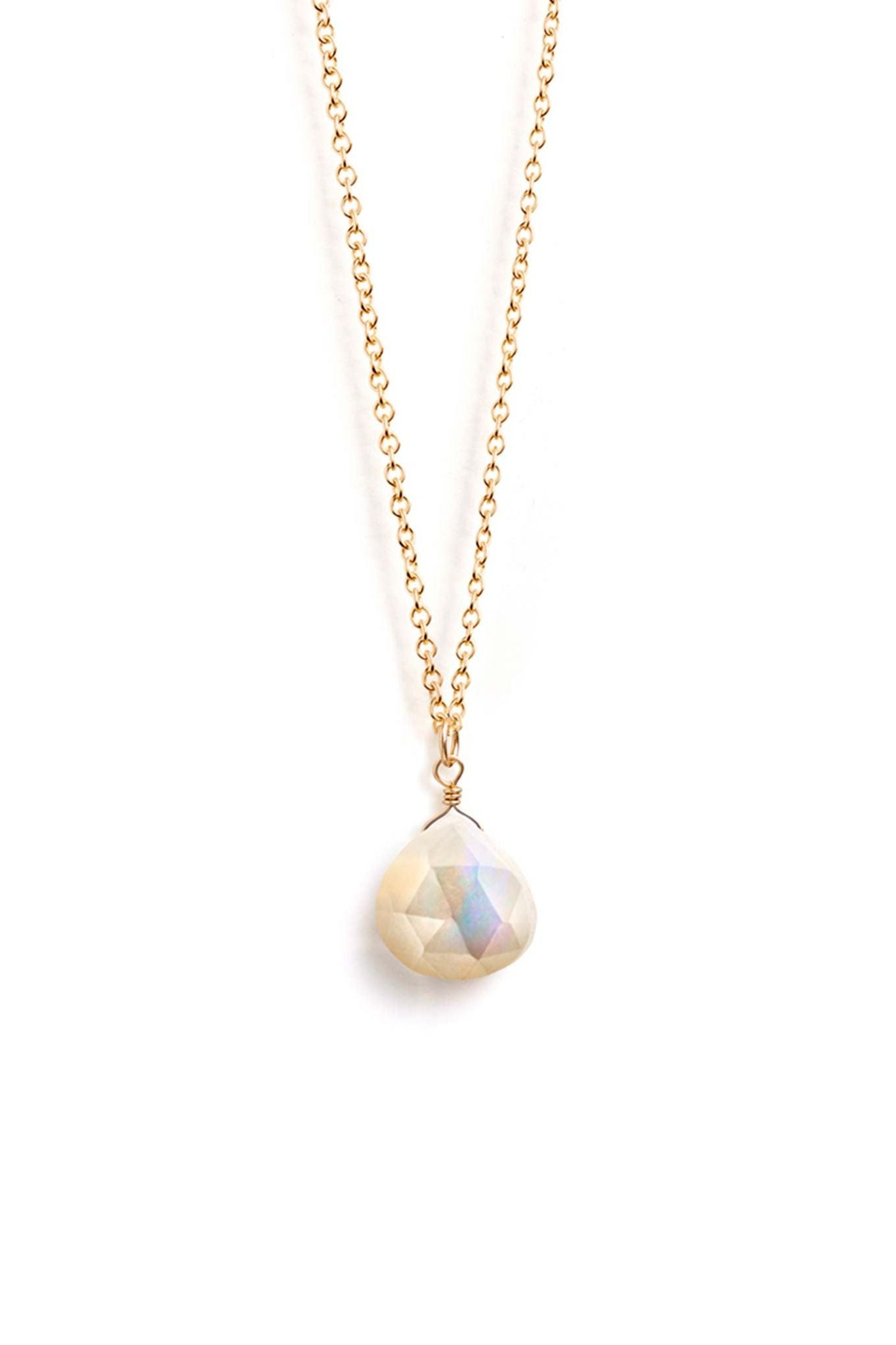 Mother of Pearl Pendant Necklace