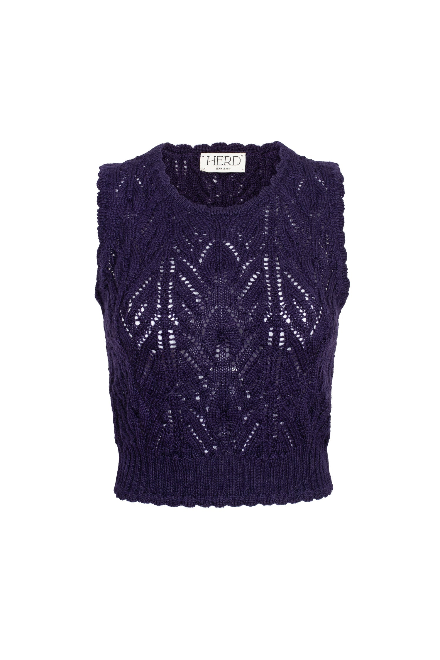 Wyre Vest in Damson