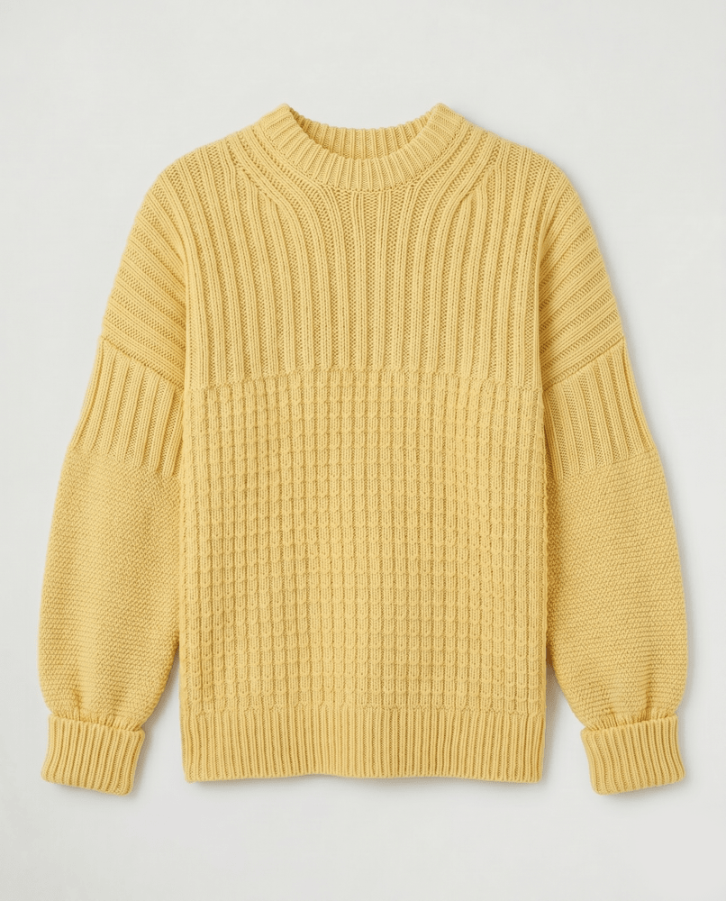 Delčia: Lemon Cotton Sweater