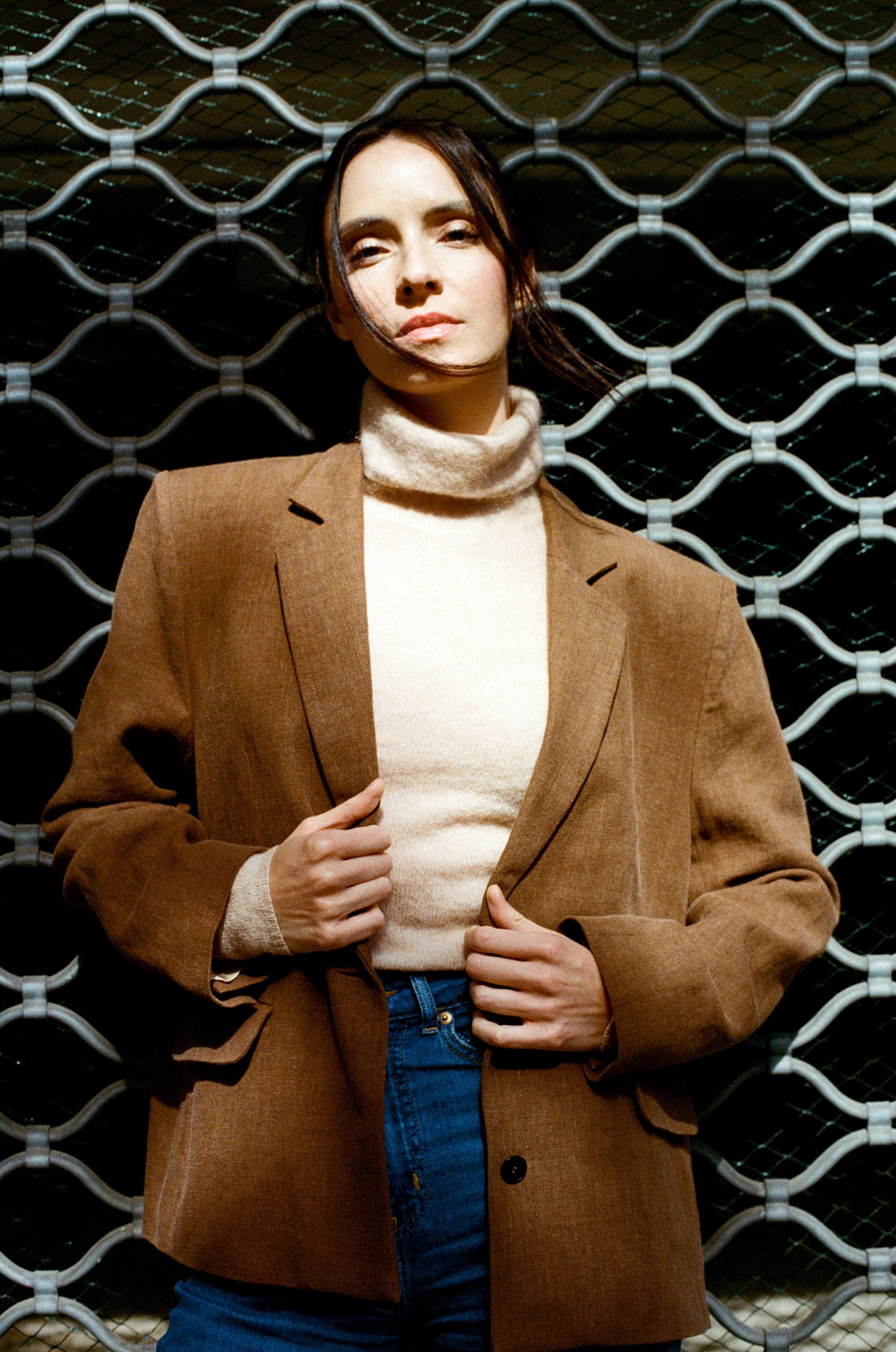 Maeve Linen Wool Blazer  - Cinnamon