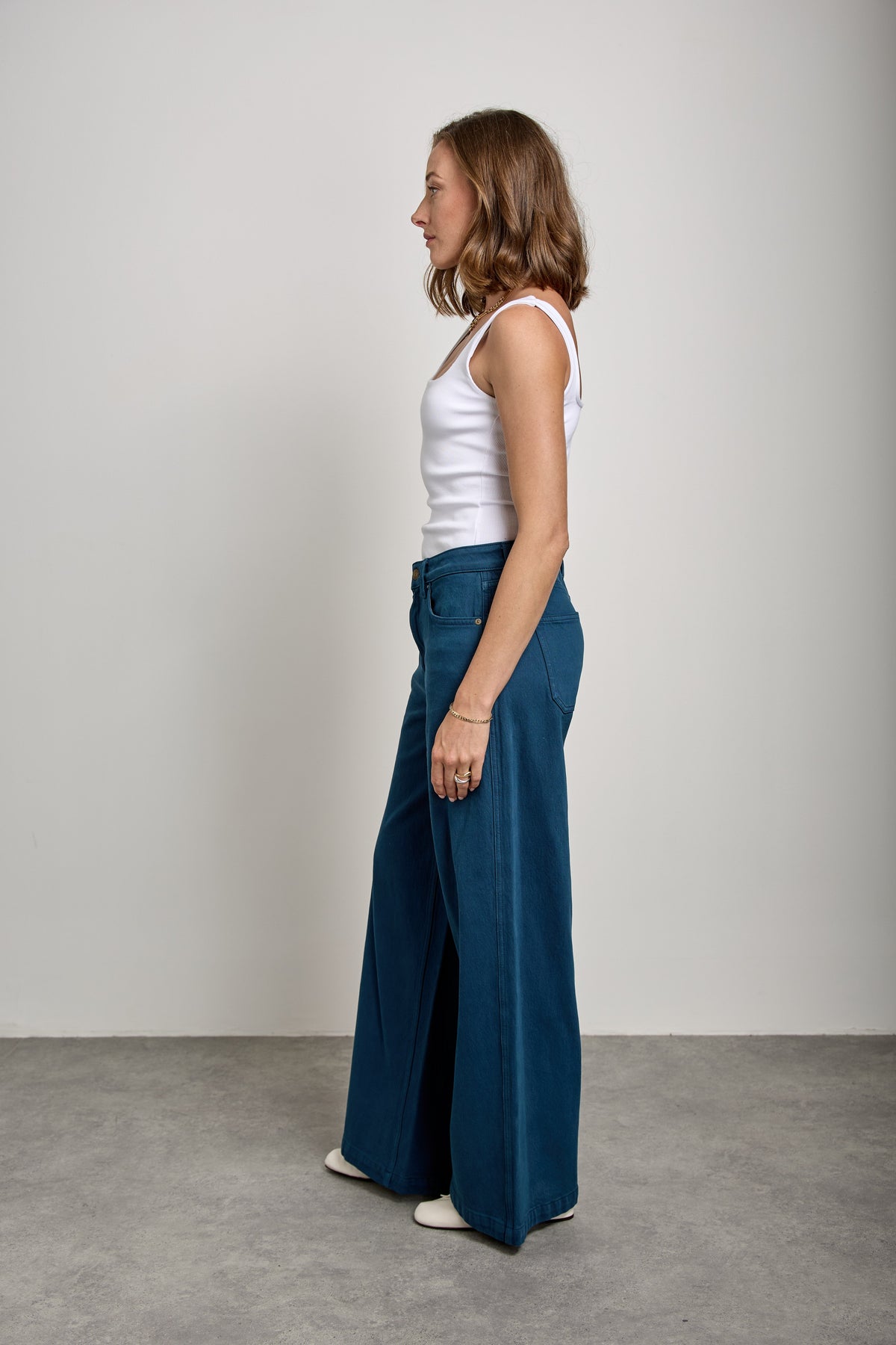 Bay Jean In Teal - seventy + mochi