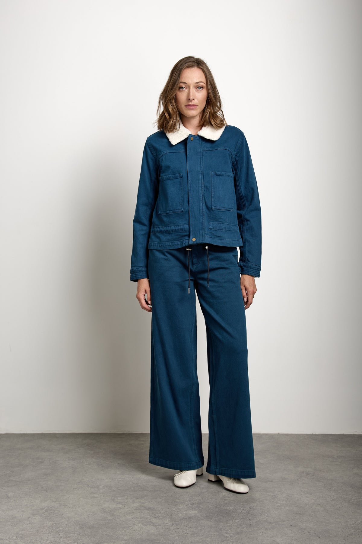 Bay Jean In Teal - seventy + mochi