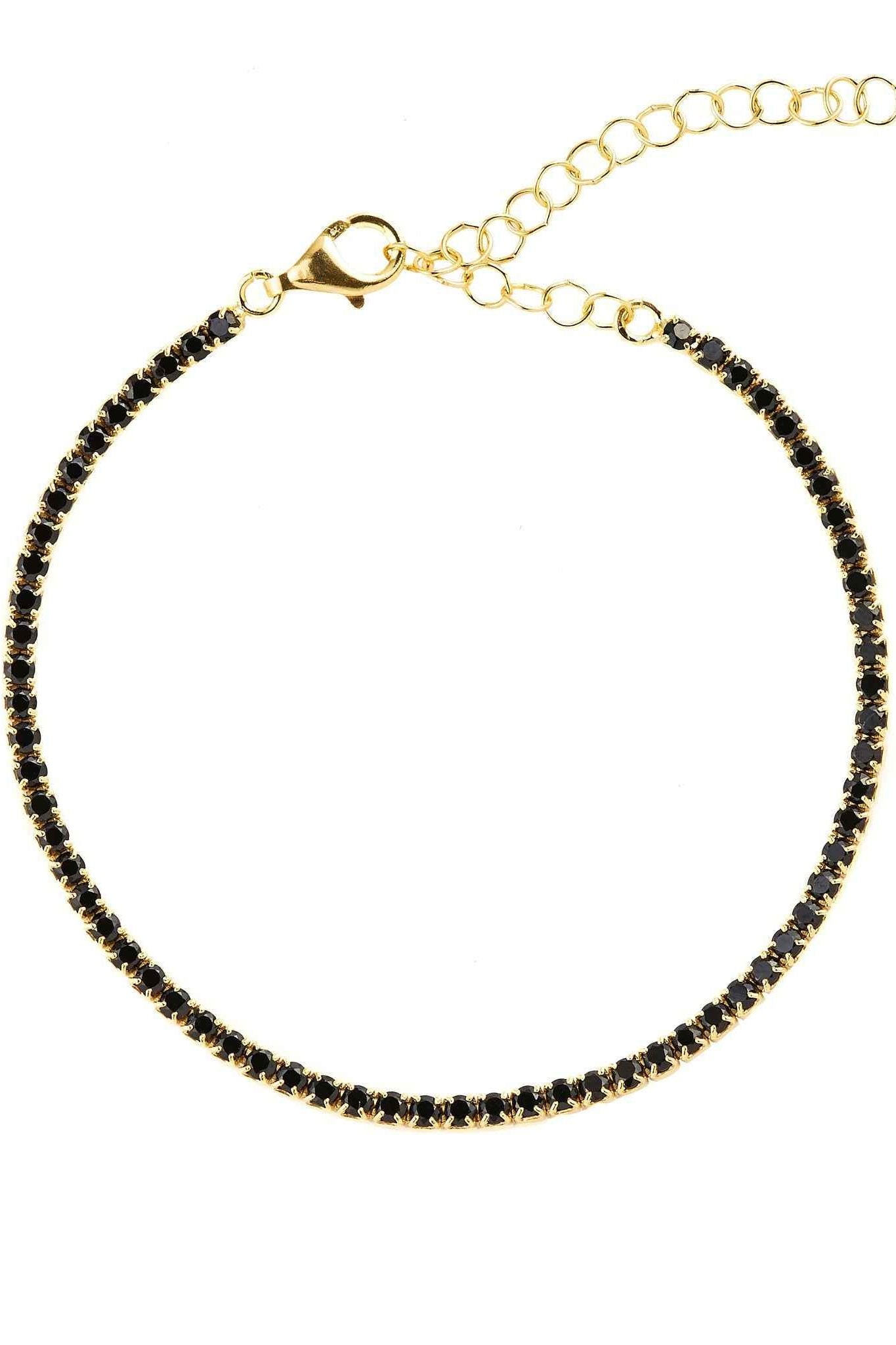 Baby Tennis Bracelet: Black
