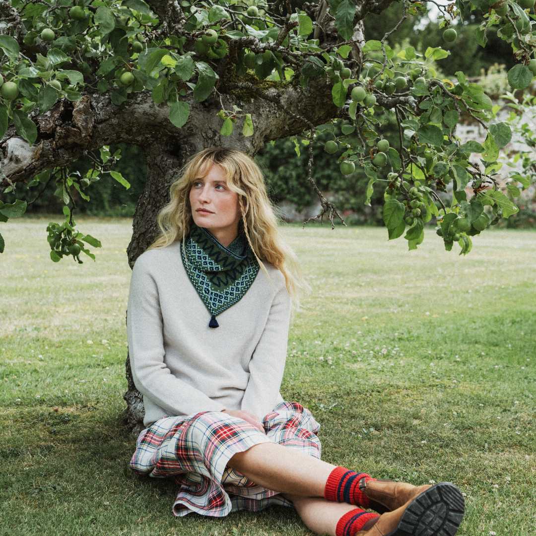 Blockley Mini Twisted Snood | Mint