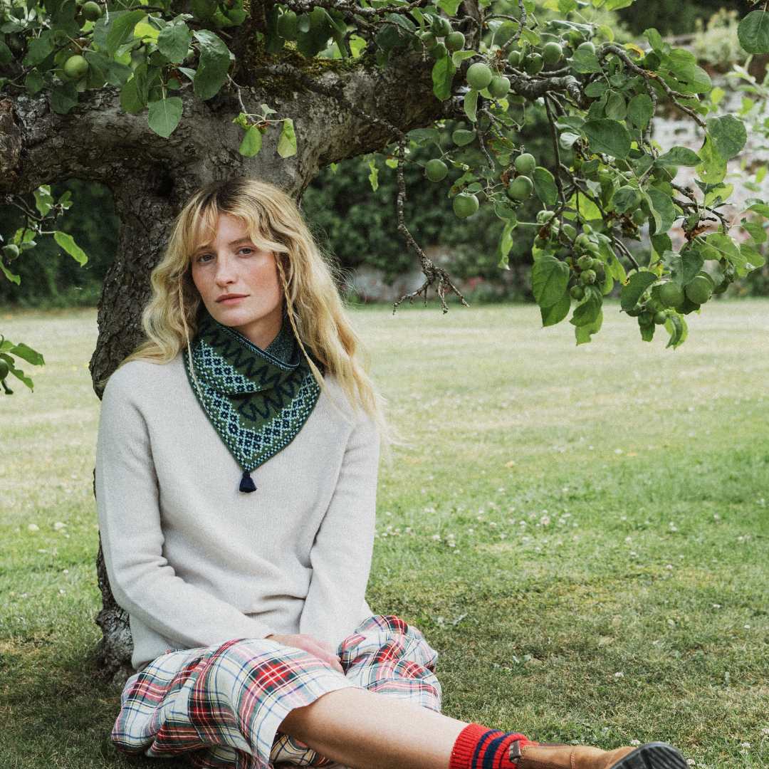 Blockley Mini Twisted Snood | Mint