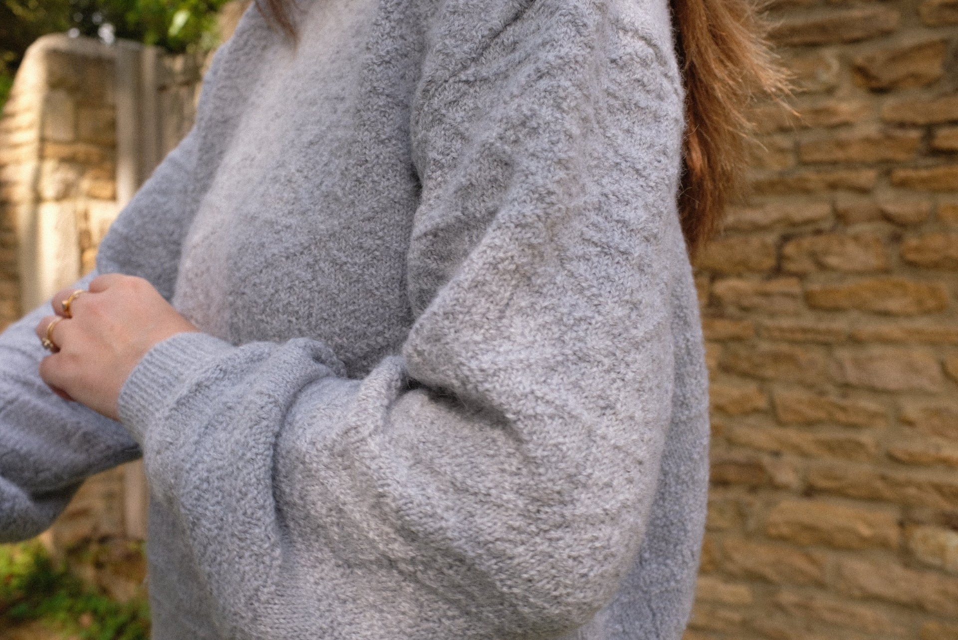 Cloud Stitch Jumper – Grey