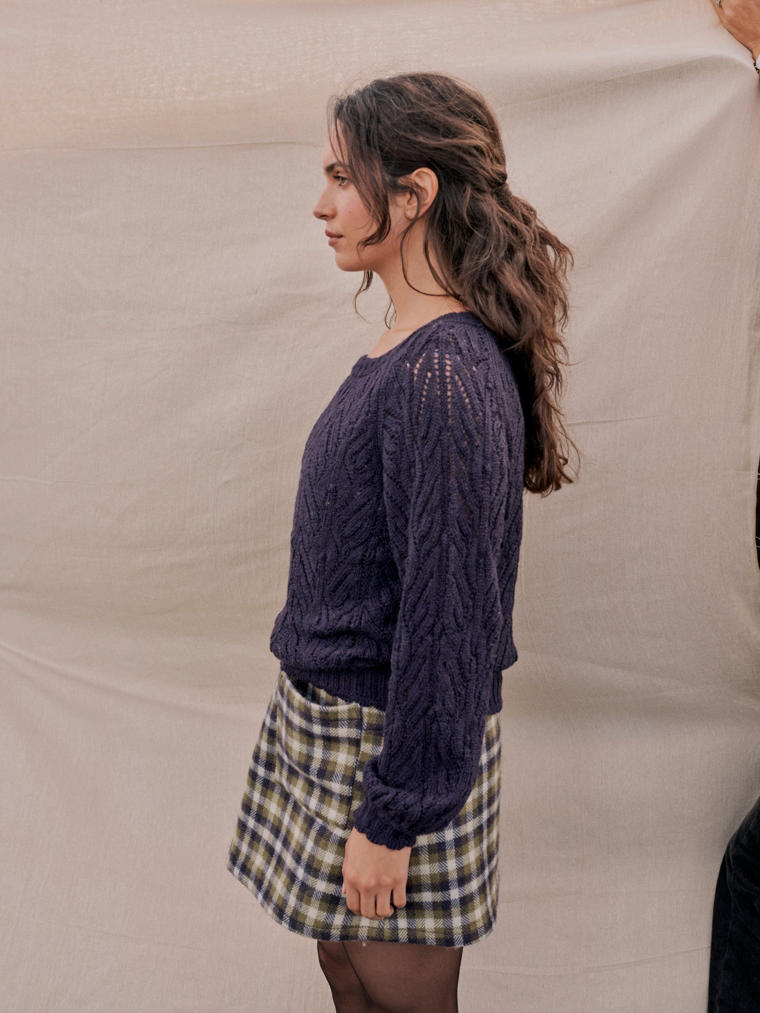Wyre Jumper in Damson
