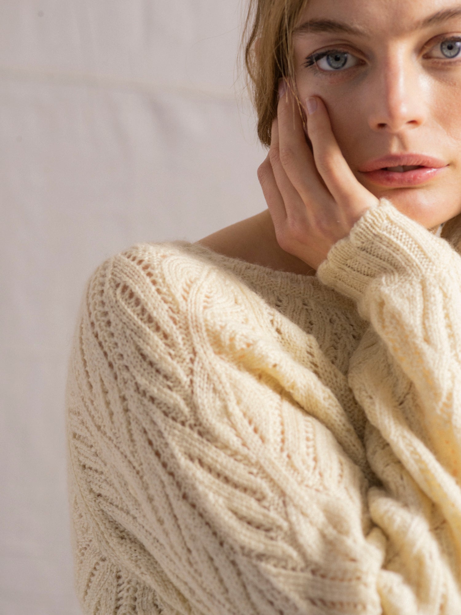 Wyre Jumper in Ecru
