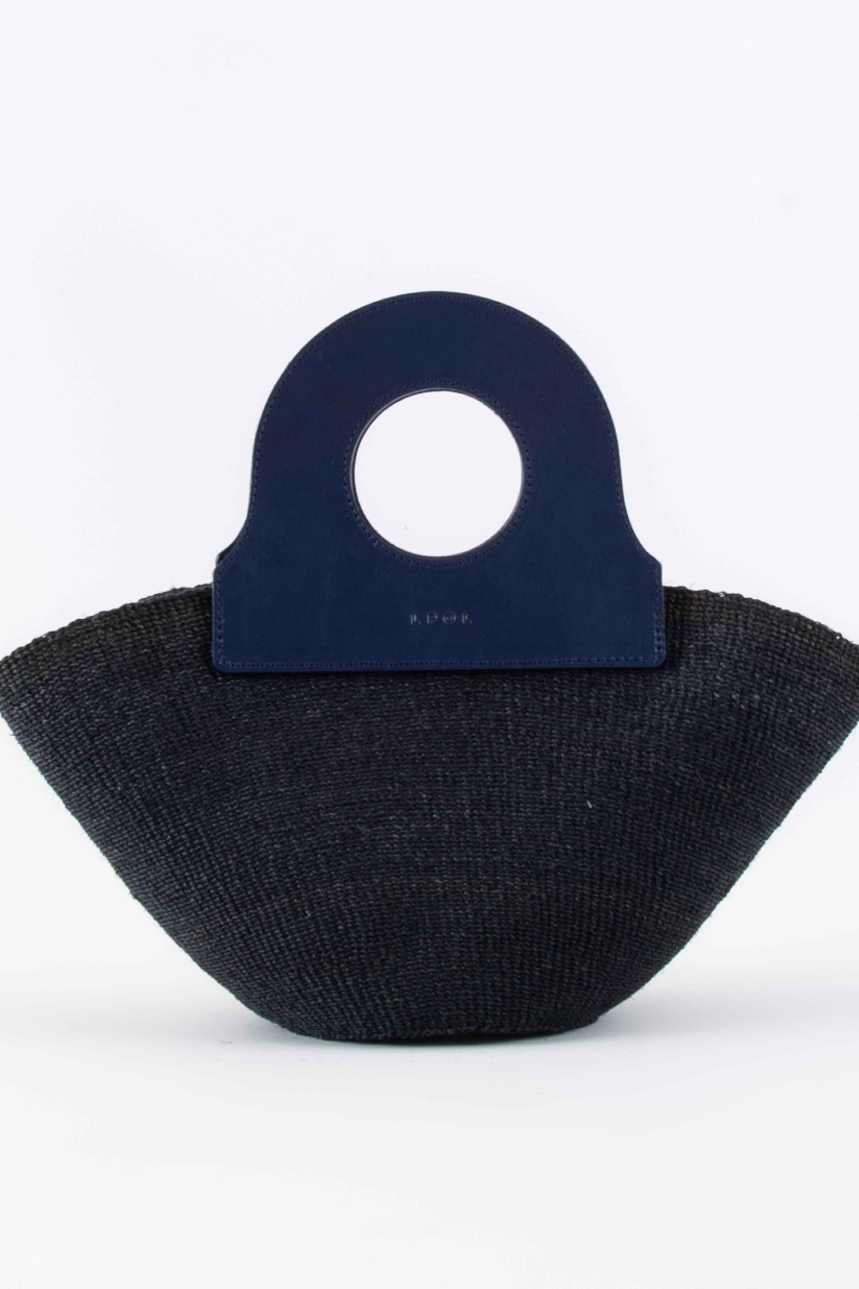Handheld Basket Black & Navy