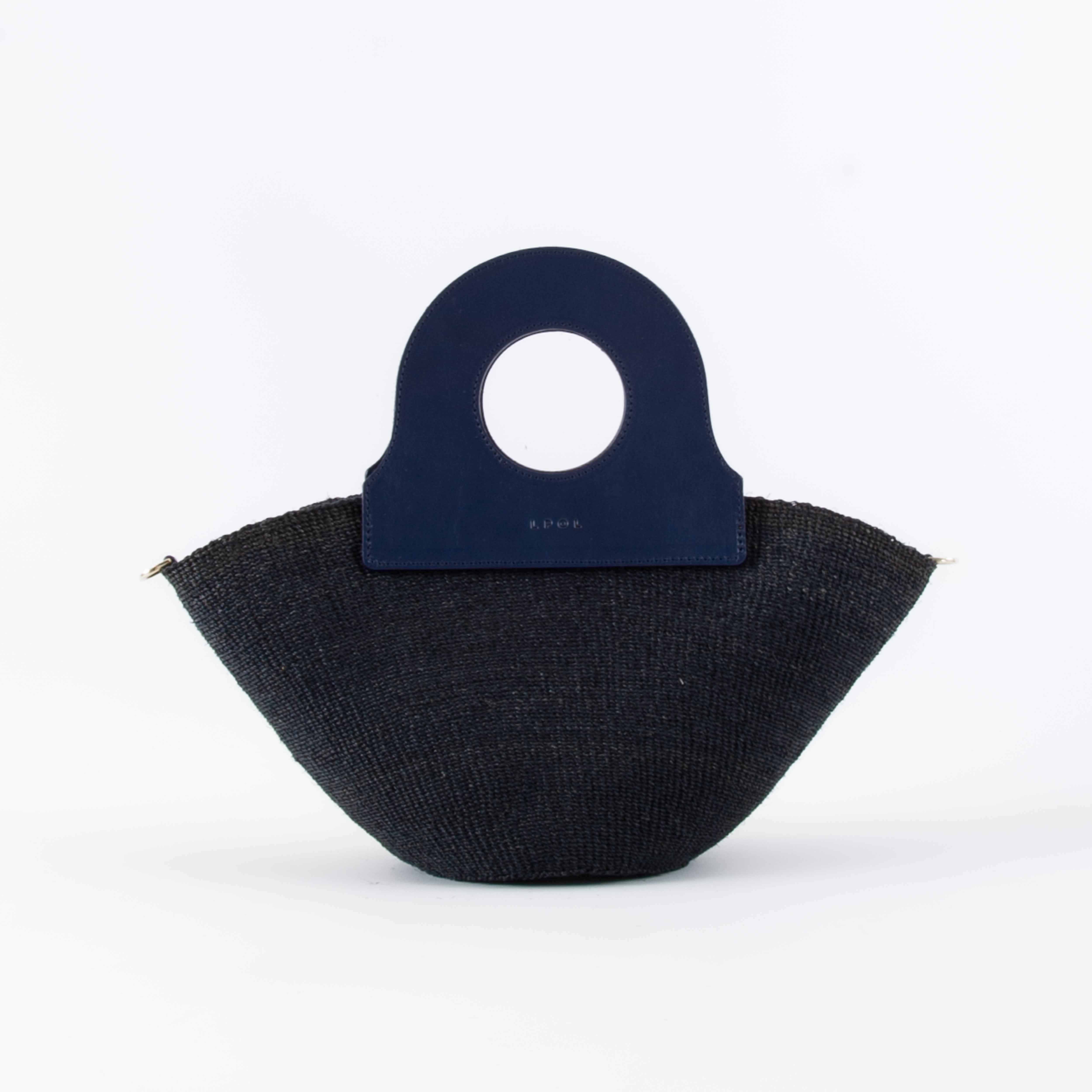 Handheld Basket Black & Navy