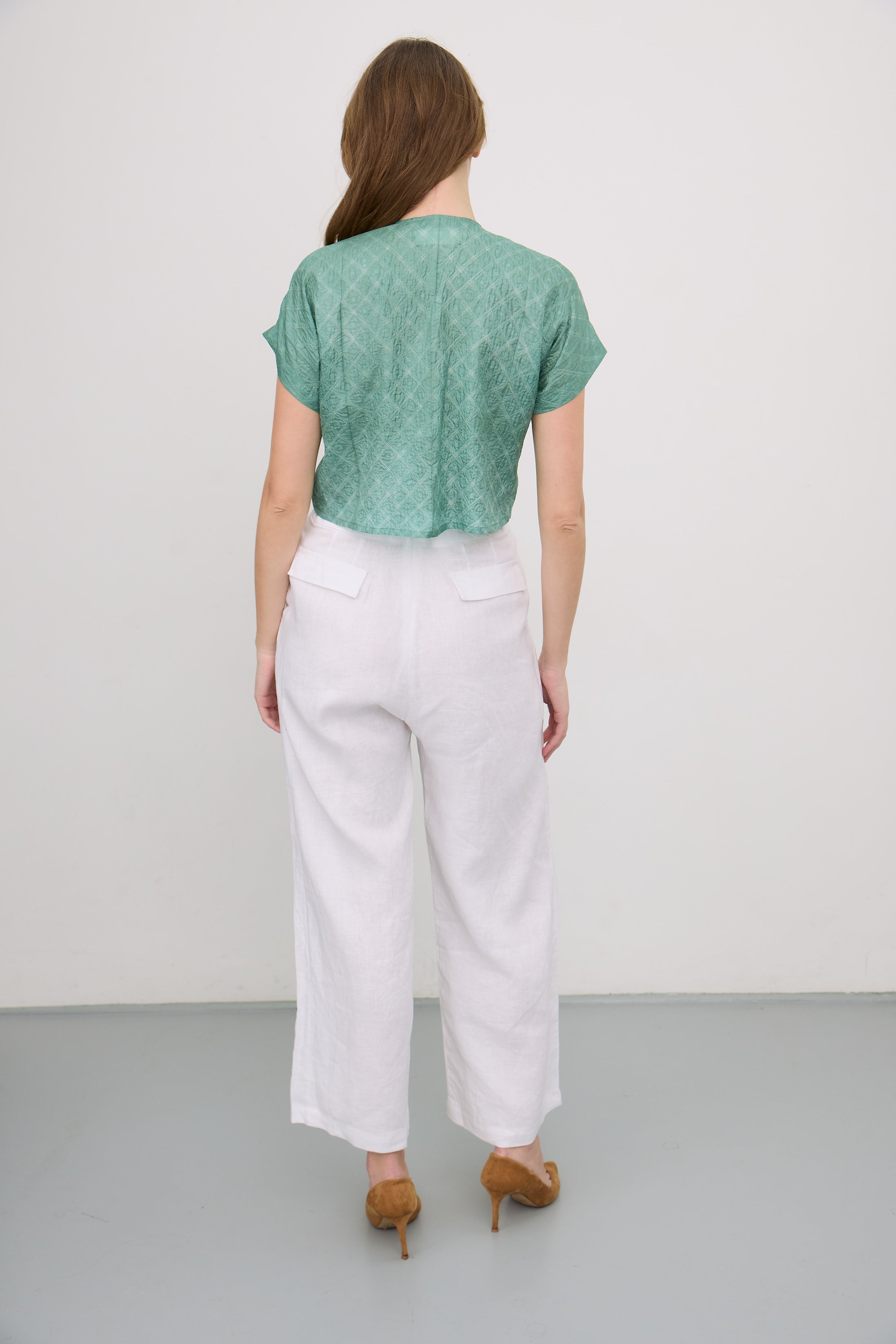 Dyha Twist Silk Top