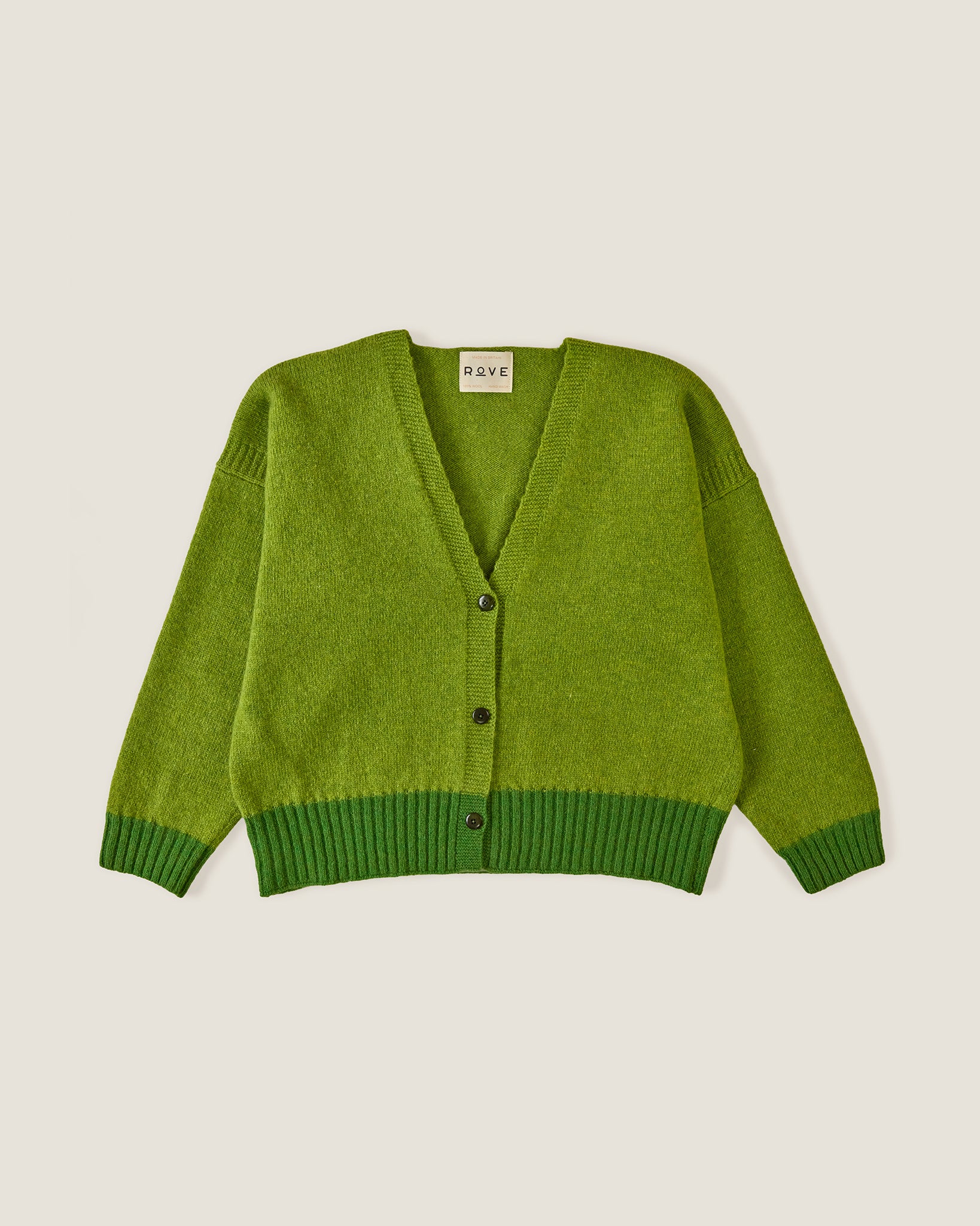 Boxy Cardigan | Chartreuse