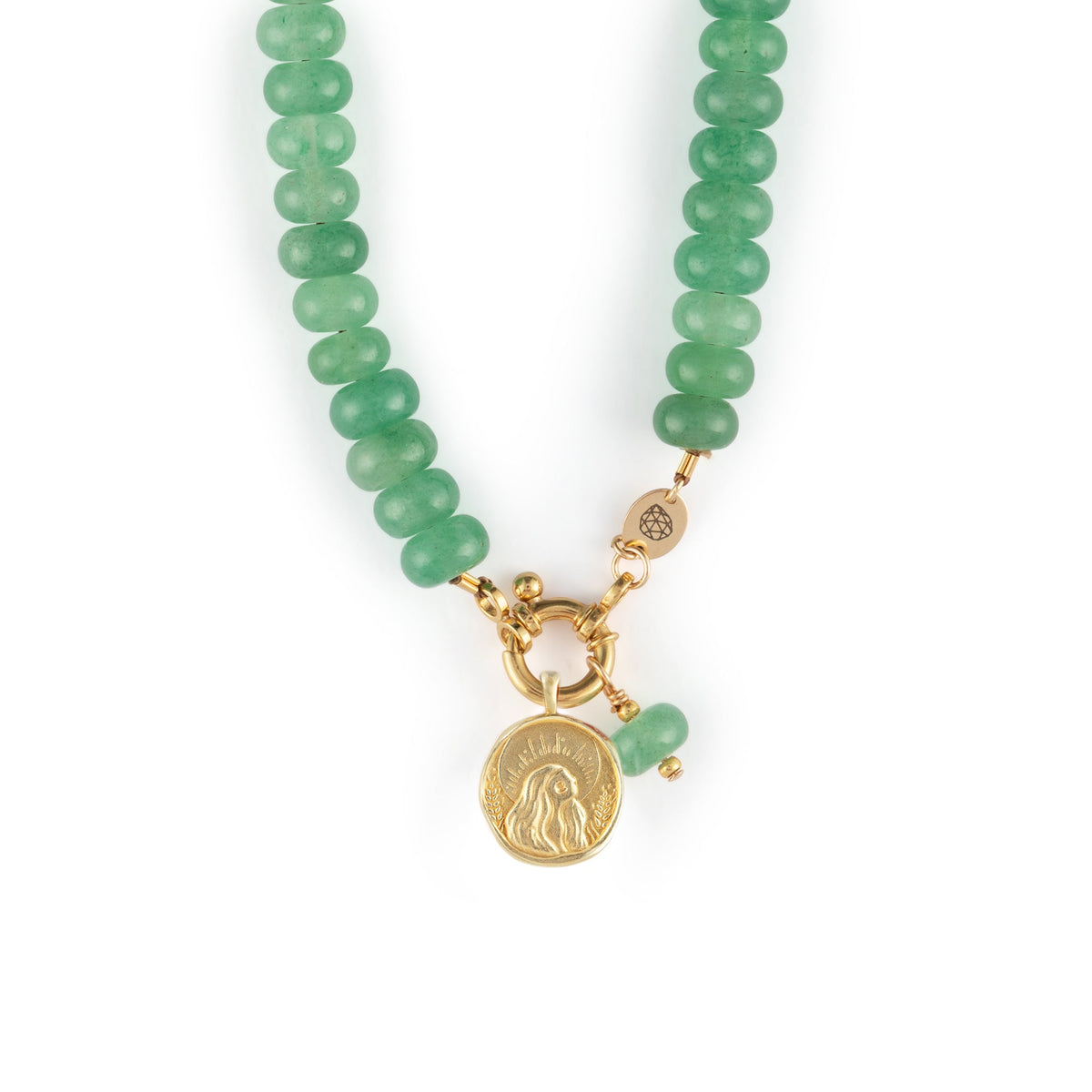 Virgo Zodiac Coin Pendant Necklace