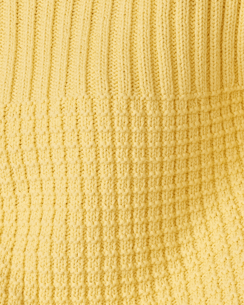 Delčia: Lemon Cotton Sweater & Shorts Set