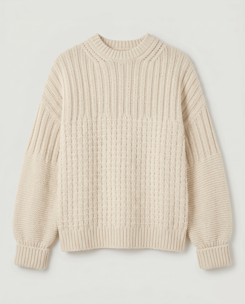 Delčia: Oat Cotton Sweater