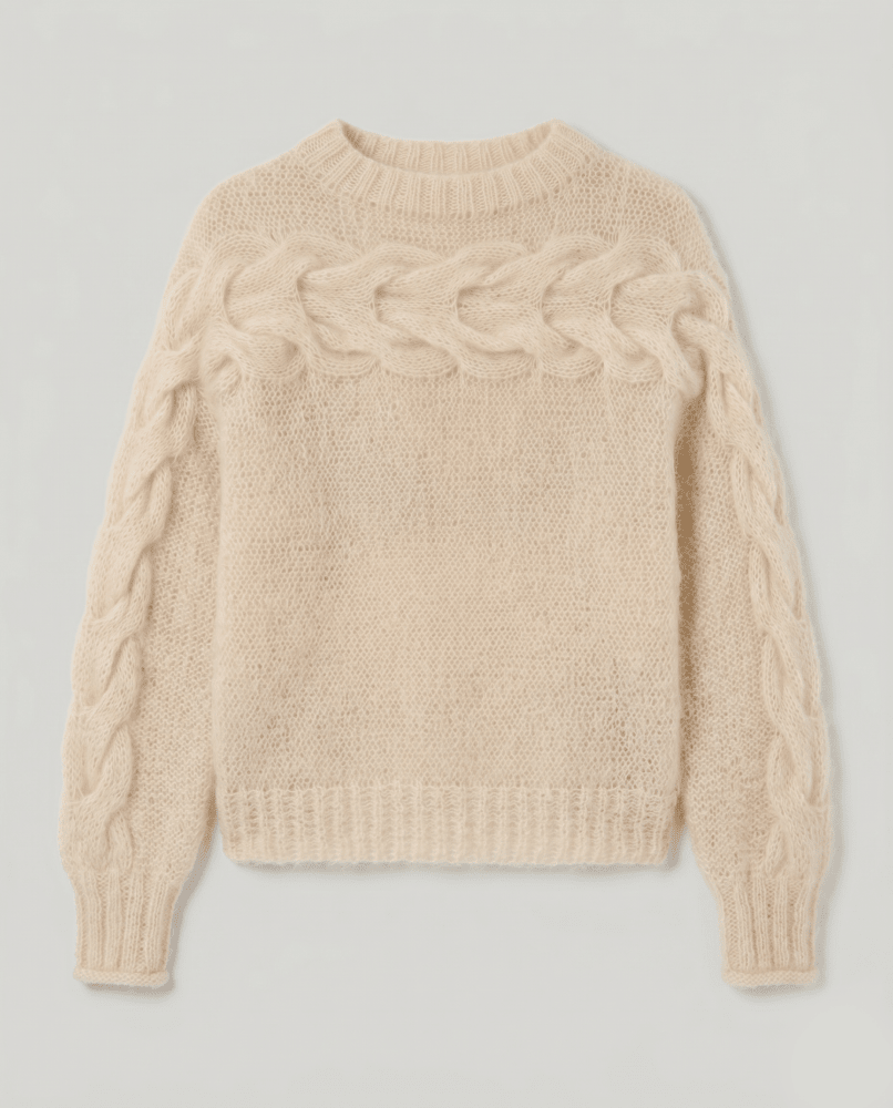 Jūra: Cloud Silk & Mohair Sweater