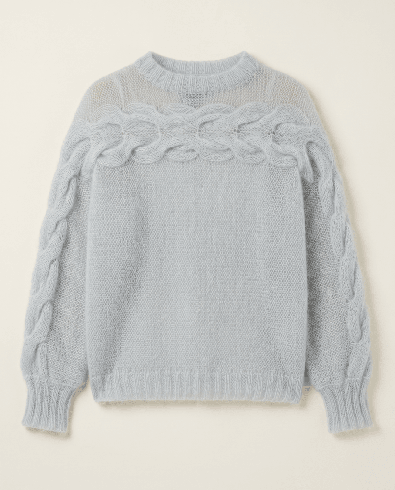 Jūra: Dew Silk & Mohair Sweater