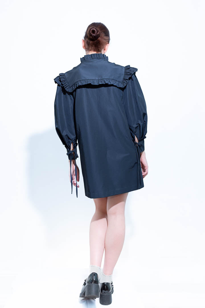 designer navy dress