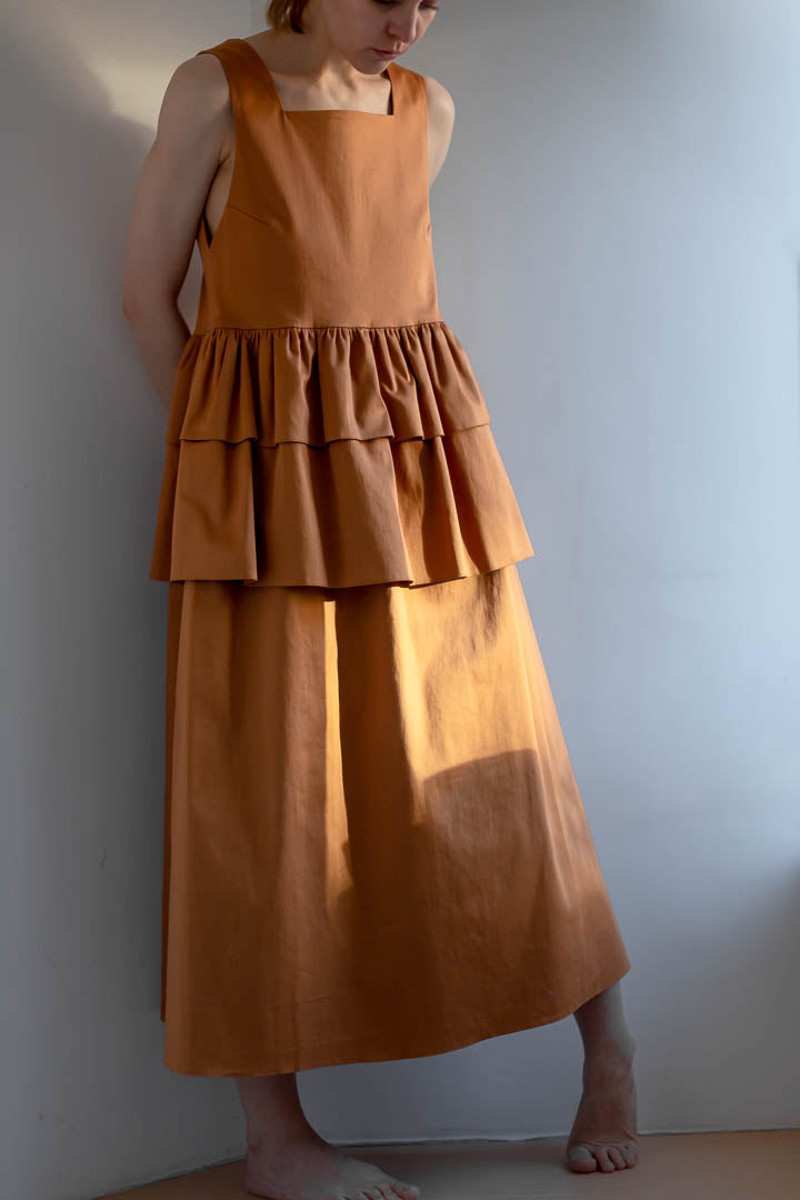 square neck dress